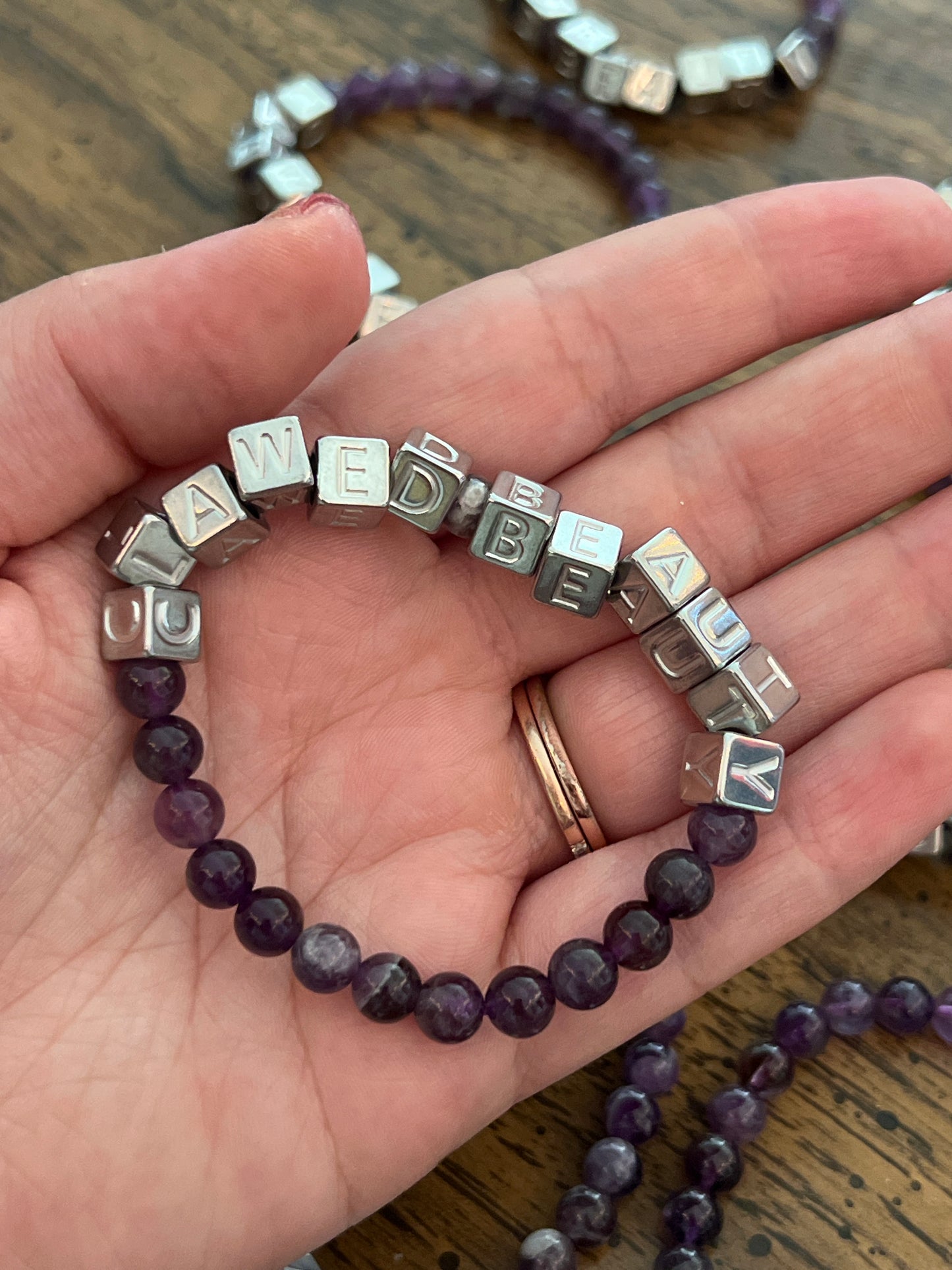 “Clawed Beauty” Amethyst Bracelet - Clawed_Beauty101 Collab