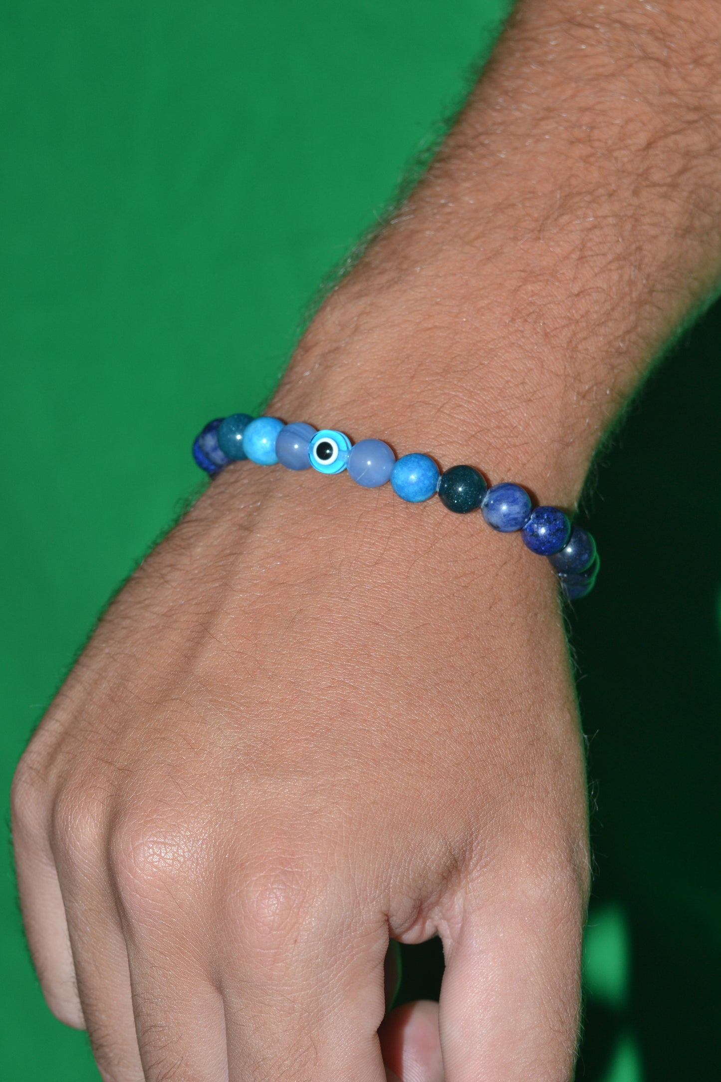 Blue Evil Eye Protection Bracelet –  Intuition, Calm & Spiritual Clarity