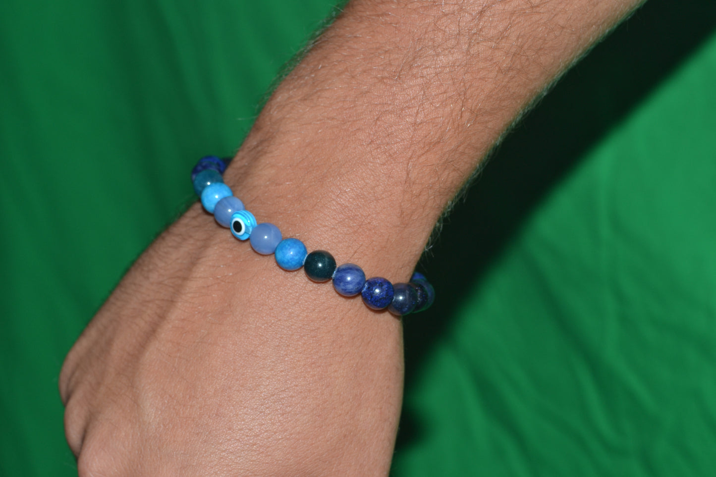 Blue Evil Eye Protection Bracelet –  Intuition, Calm & Spiritual Clarity