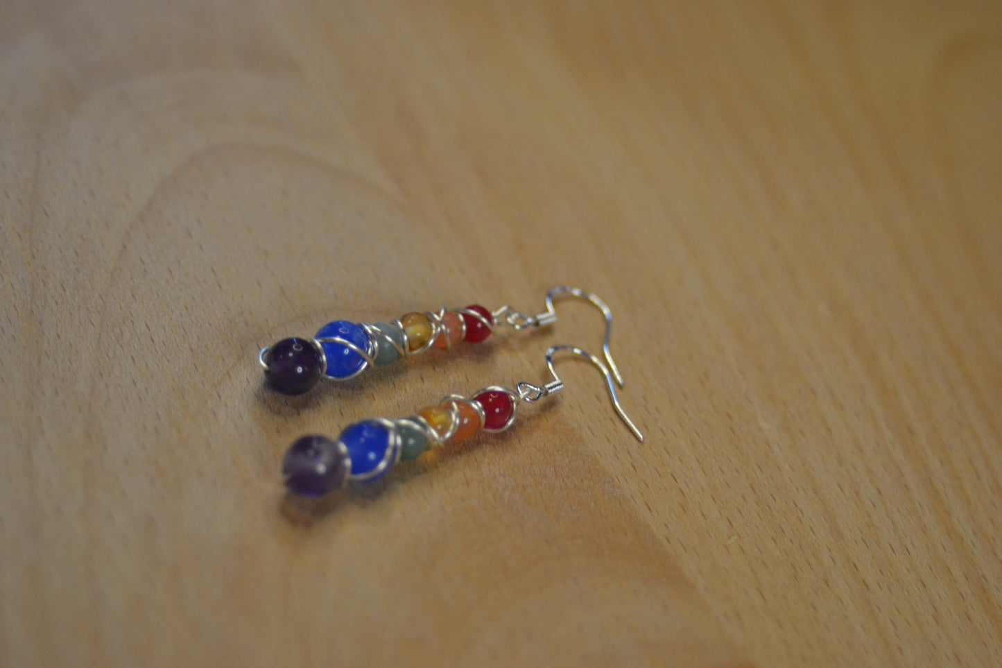 π Rainbow Energy Earrings