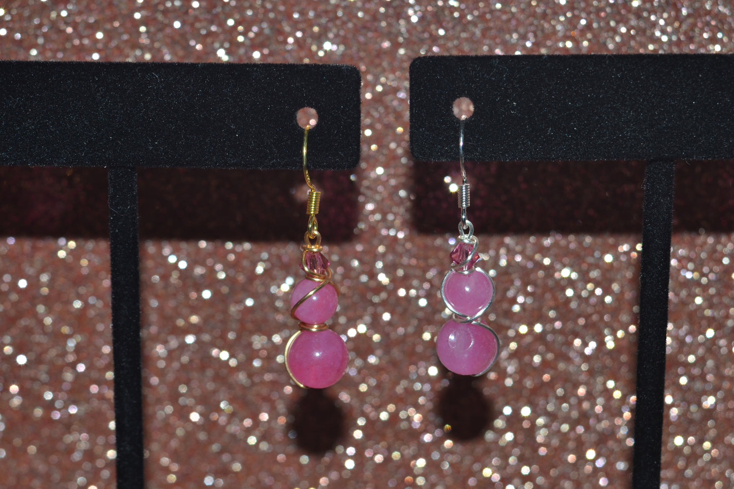 Bubblegum Bite Dangle Earrings (Gold or Silver)