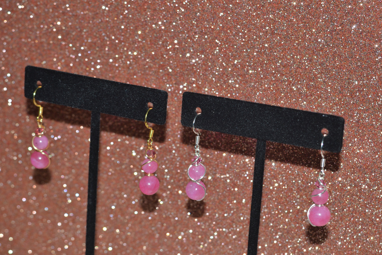 Bubblegum Bite Dangle Earrings (Gold or Silver)