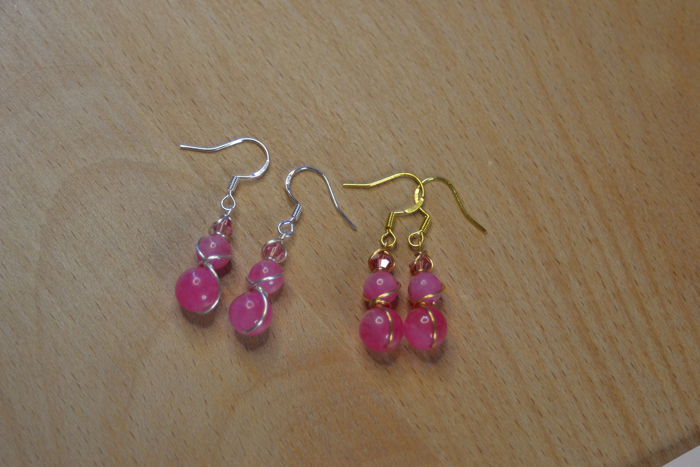 Bubblegum Bite Dangle Earrings (Gold or Silver)