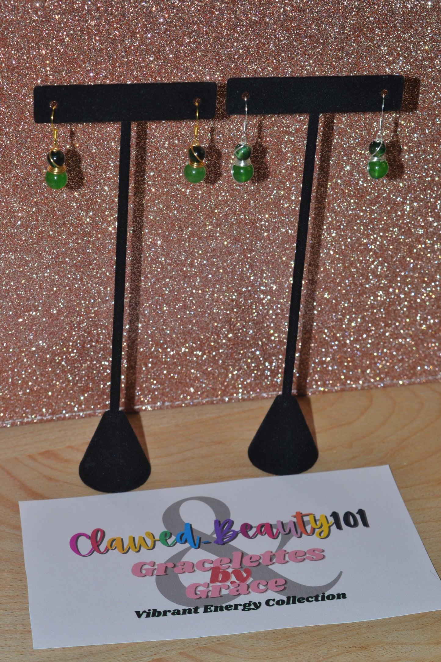 Shock Bite Drop Earrings (Gold or Silver)
