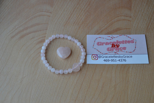 Rose Quartz Love Magnet Bracelet