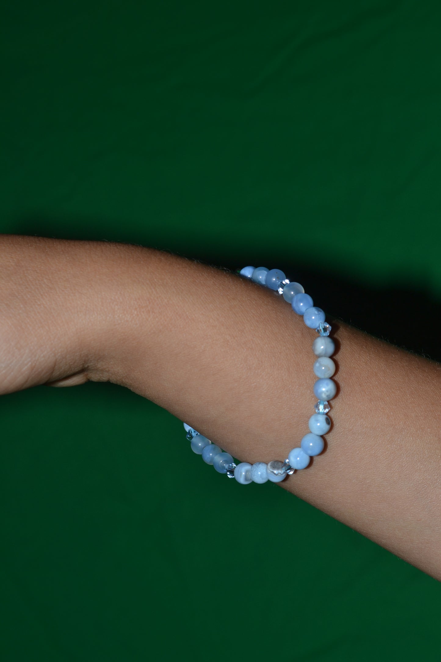 Blue Lace Agate Bracelet – Feminine Flow & Soft Clarity