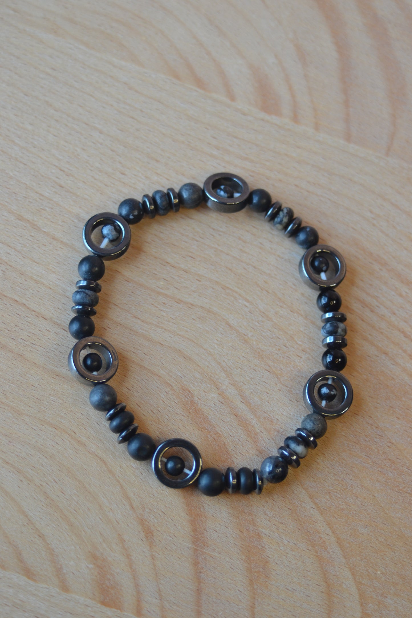 Snow & Steel Fidget Bracelet