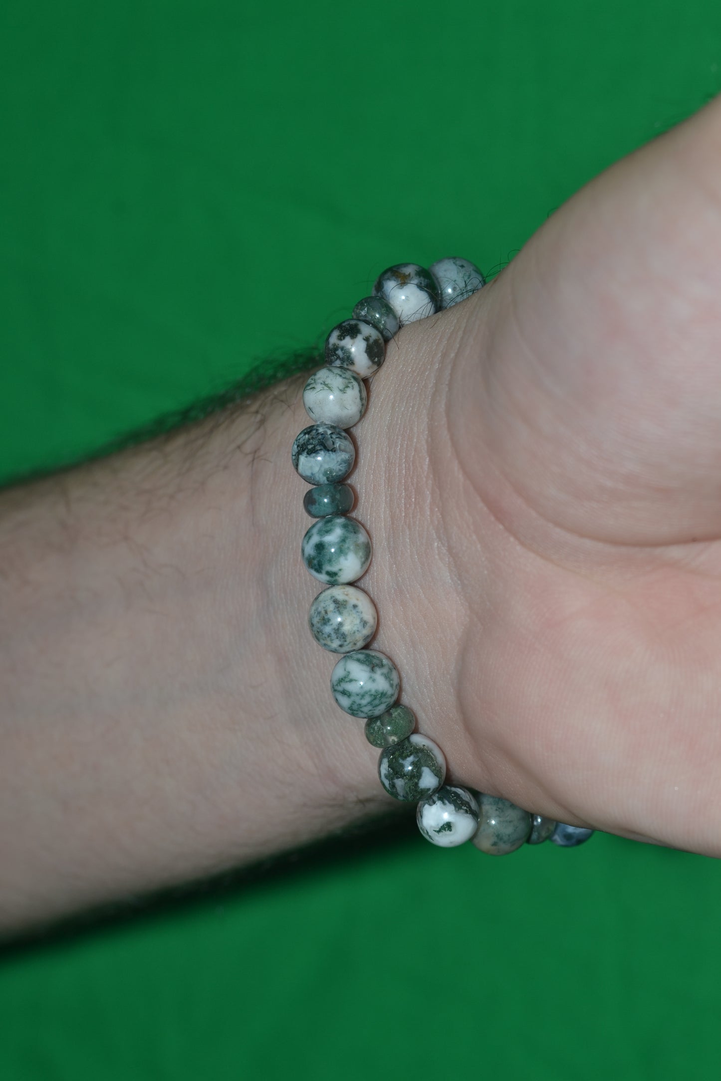 Moss Agate & Moss Jasper Bracelet – Growth, Healing & Grounding