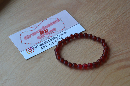Carnelian & Cherry Quartz Power Bracelet – For Courage, Fire & Fighting for Yourself