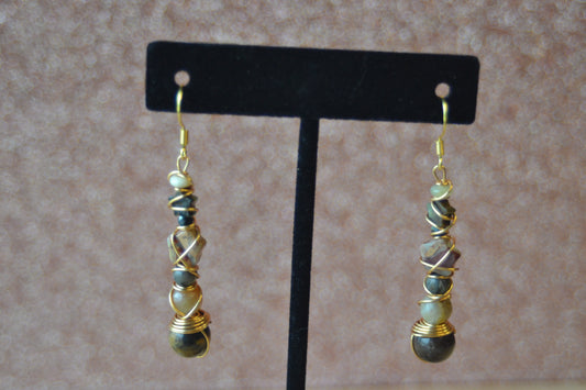 Starfall Amazonite Cascade Earrings