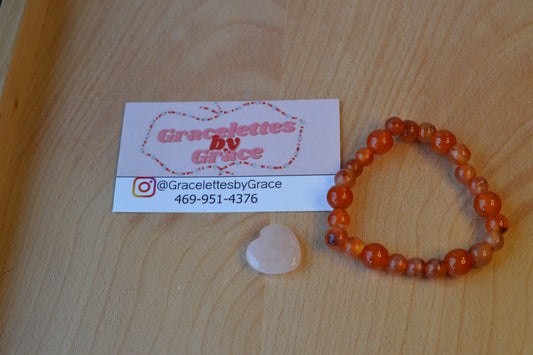 Fire Agate Bracelet – Radiant Orange Power & Sacred Craft