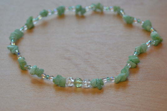 Painted Aventurine Choker – One-of-a-Kind Aura & Alchemy (15")