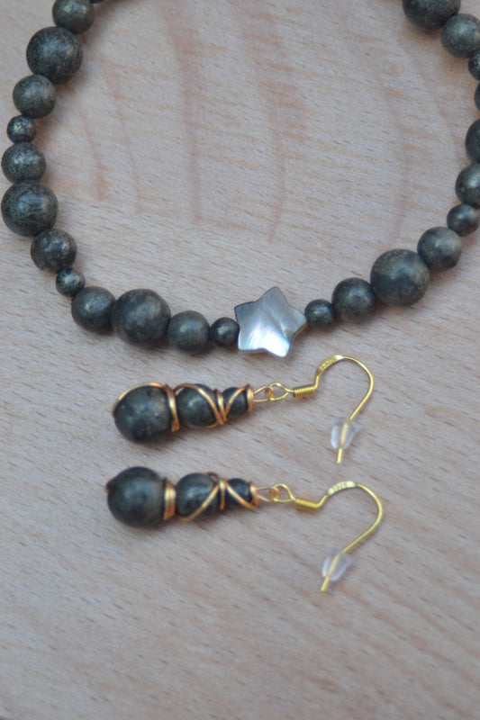 Star Pyrite Set