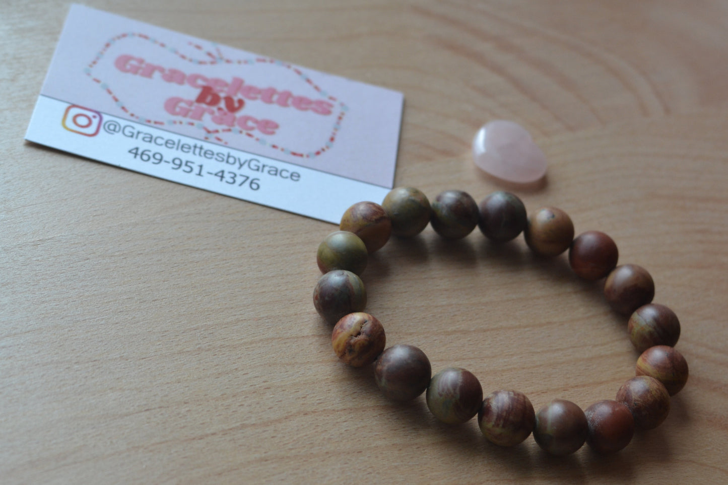 Jasper Bracelet – Masculine Grounding Stone Jewelry for Strength & Stability