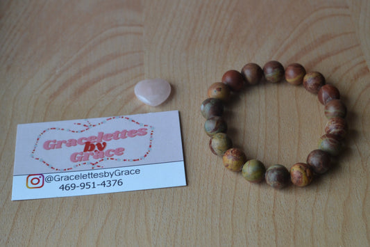 Jasper Bracelet – Masculine Grounding Stone Jewelry for Strength & Stability