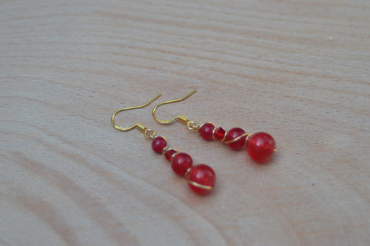 Cherry Radiance Earrings