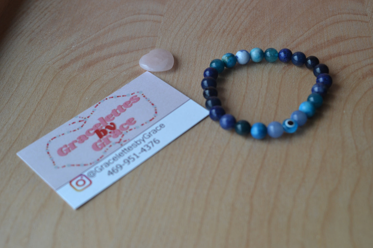Blue Evil Eye Protection Bracelet –  Intuition, Calm & Spiritual Clarity