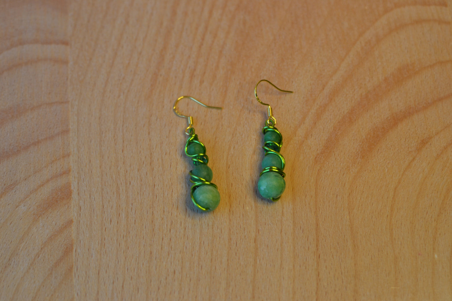 Unpolished Jade Bracelet & Earring Set – Raw Heart Energy & Earth Elegance