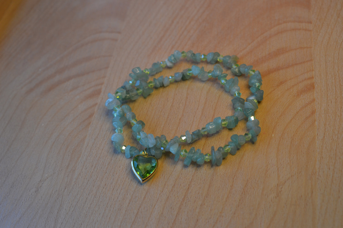 Fluorite & Aventurine Chip Set – Heart Clarity & Grounded Glow (3-Piece Jewelry Set)