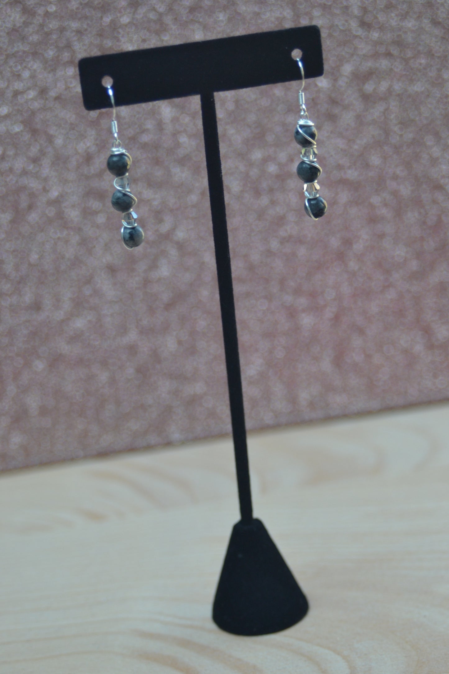 Mystic Grey Labradorite Earrings
