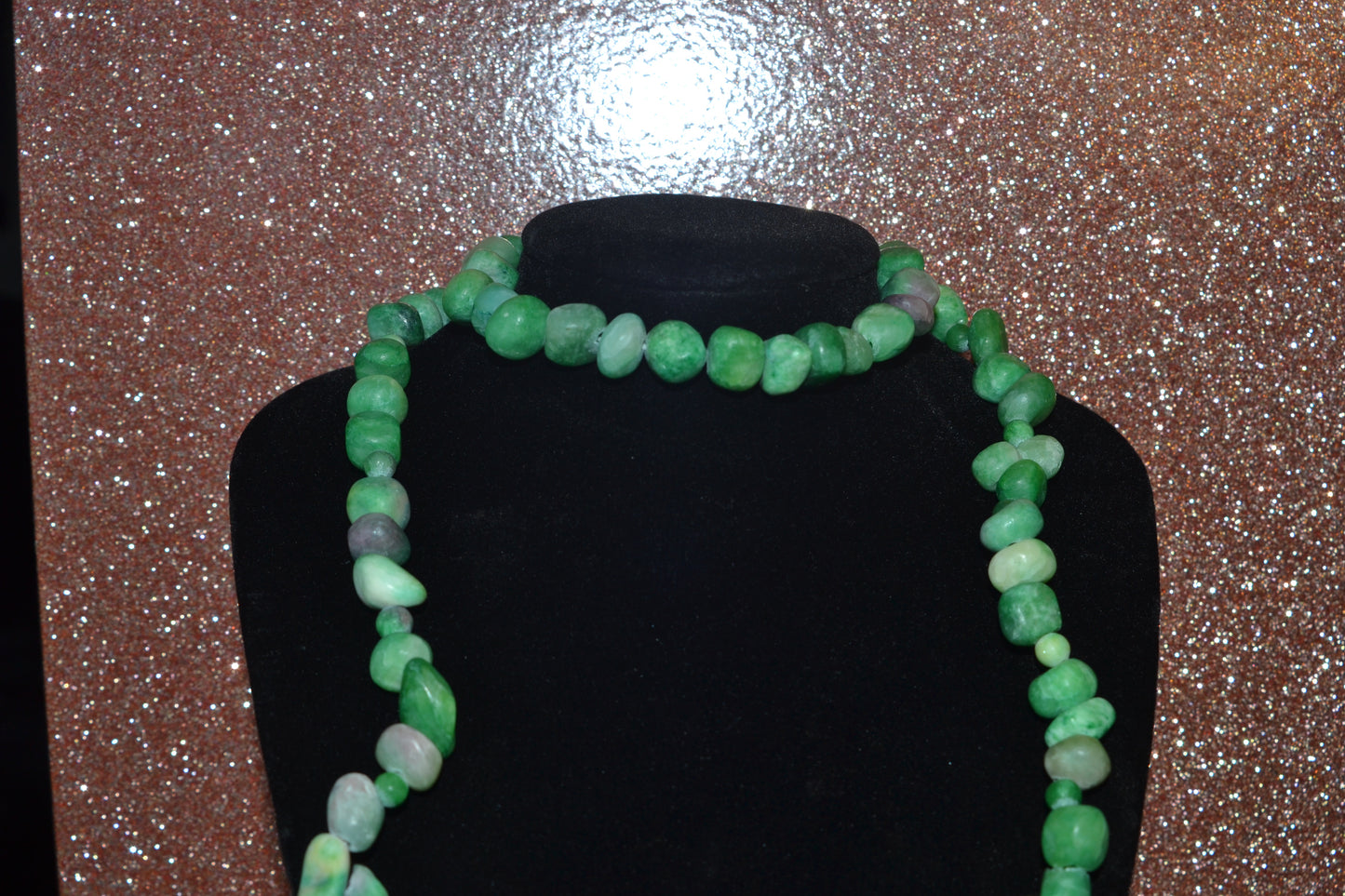 Raw Jade Choker & Bracelet Set – Wild Heart Energy & Earth Beauty (18")