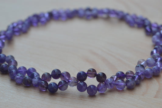 Mystic Amethyst Loop Choker