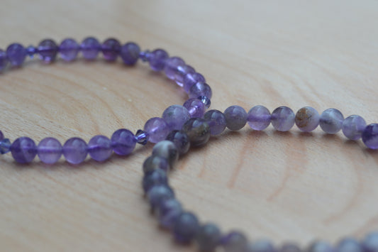 Twin Soul Amethyst Set