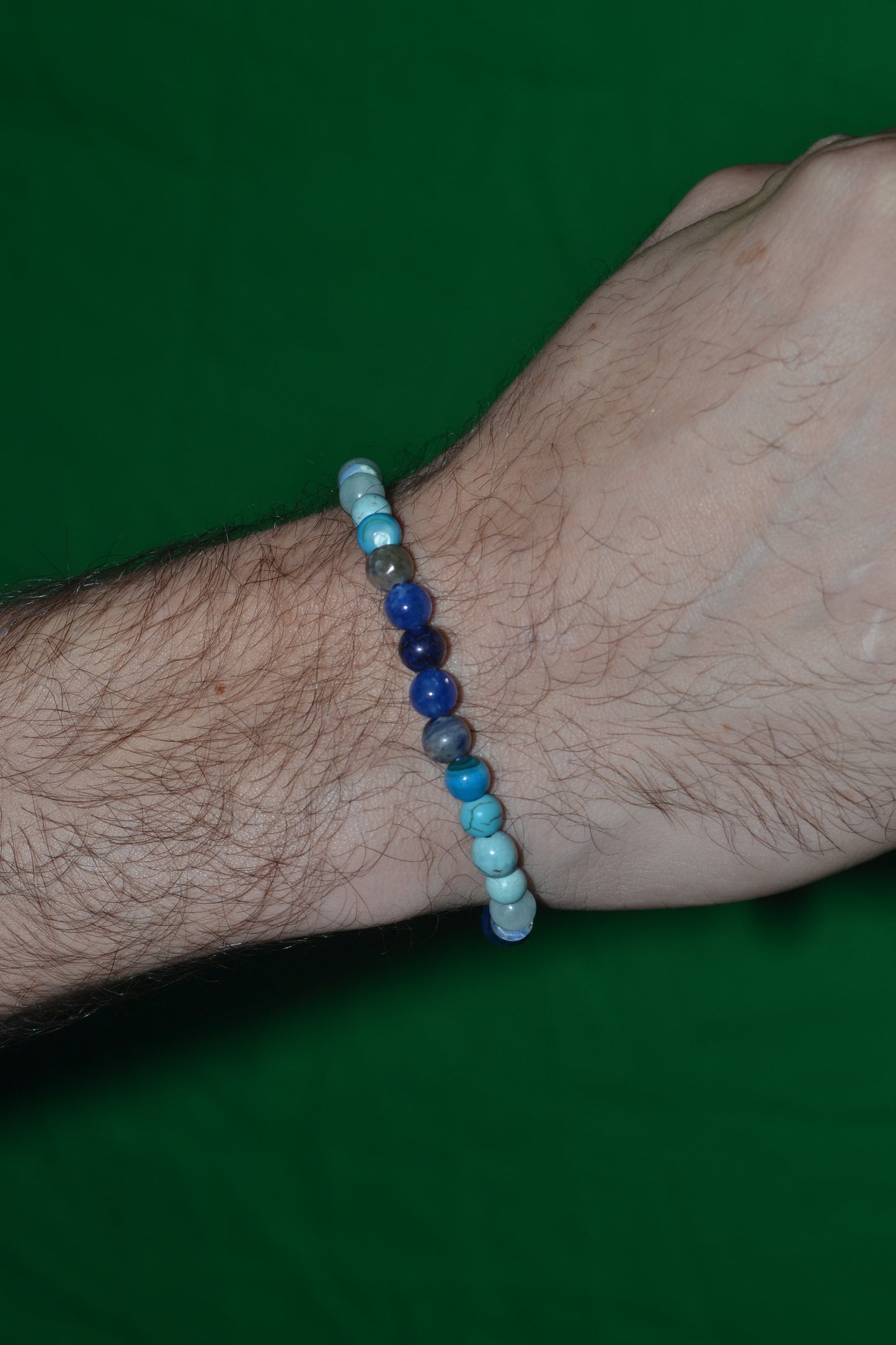 Ocean Mind Bracelet – 4mm Blues for Calm, Truth & Emotional Wisdom