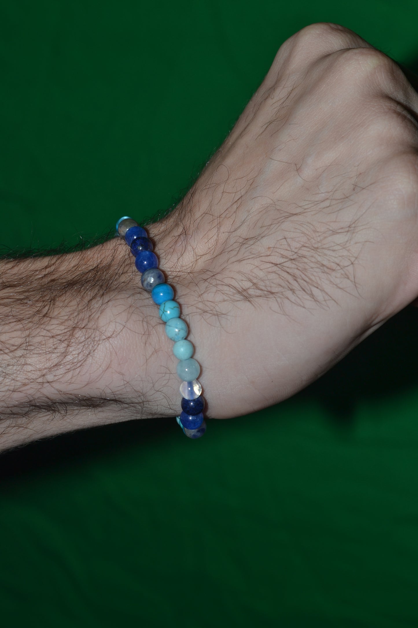 Ocean Mind Bracelet – 4mm Blues for Calm, Truth & Emotional Wisdom