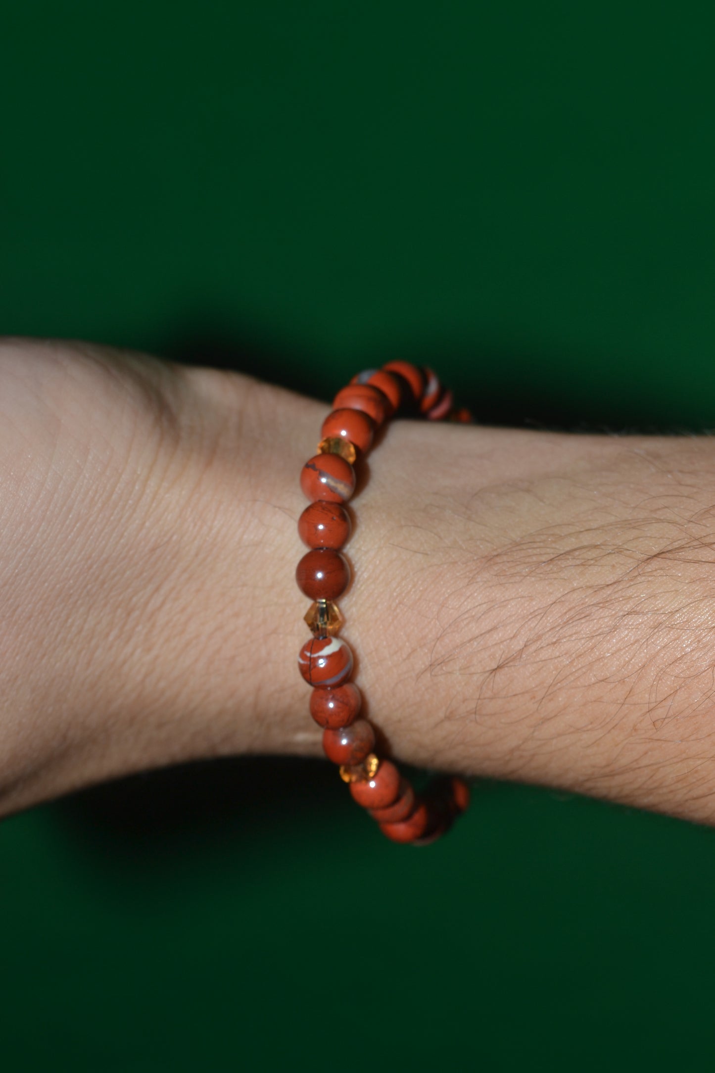 Red Line Jasper Bracelet – Balanced Energy & Inner Resilience