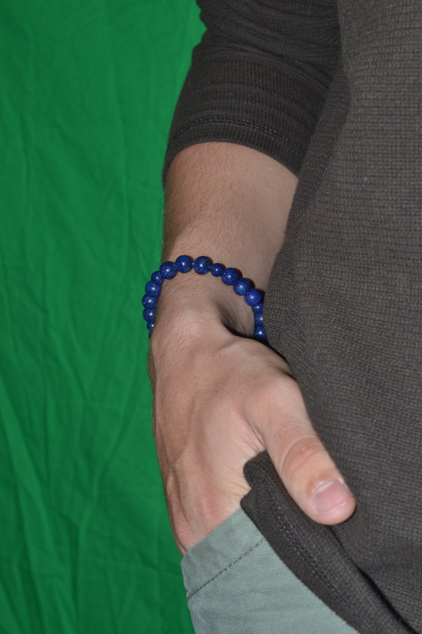 Lapis Lazuli Bracelet & Earring Set – Truth, Wisdom & Royal Radiance