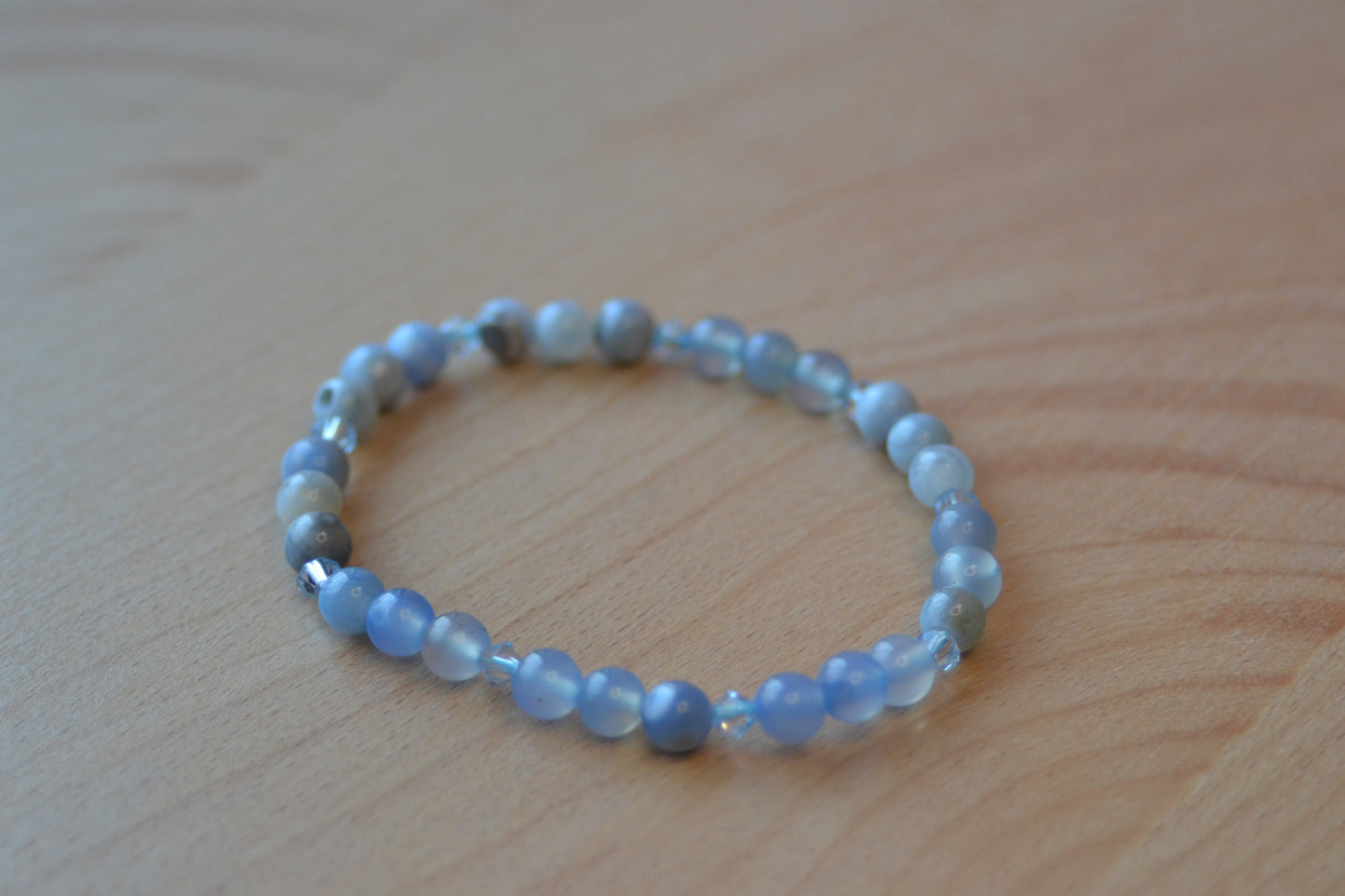 Blue Lace Agate Bracelet – Feminine Flow & Soft Clarity