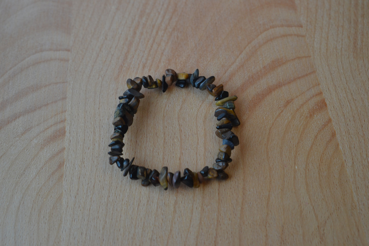 Raw Onyx & Tiger’s Eye Chip Bracelet – Protection, Power & Grounded Strength