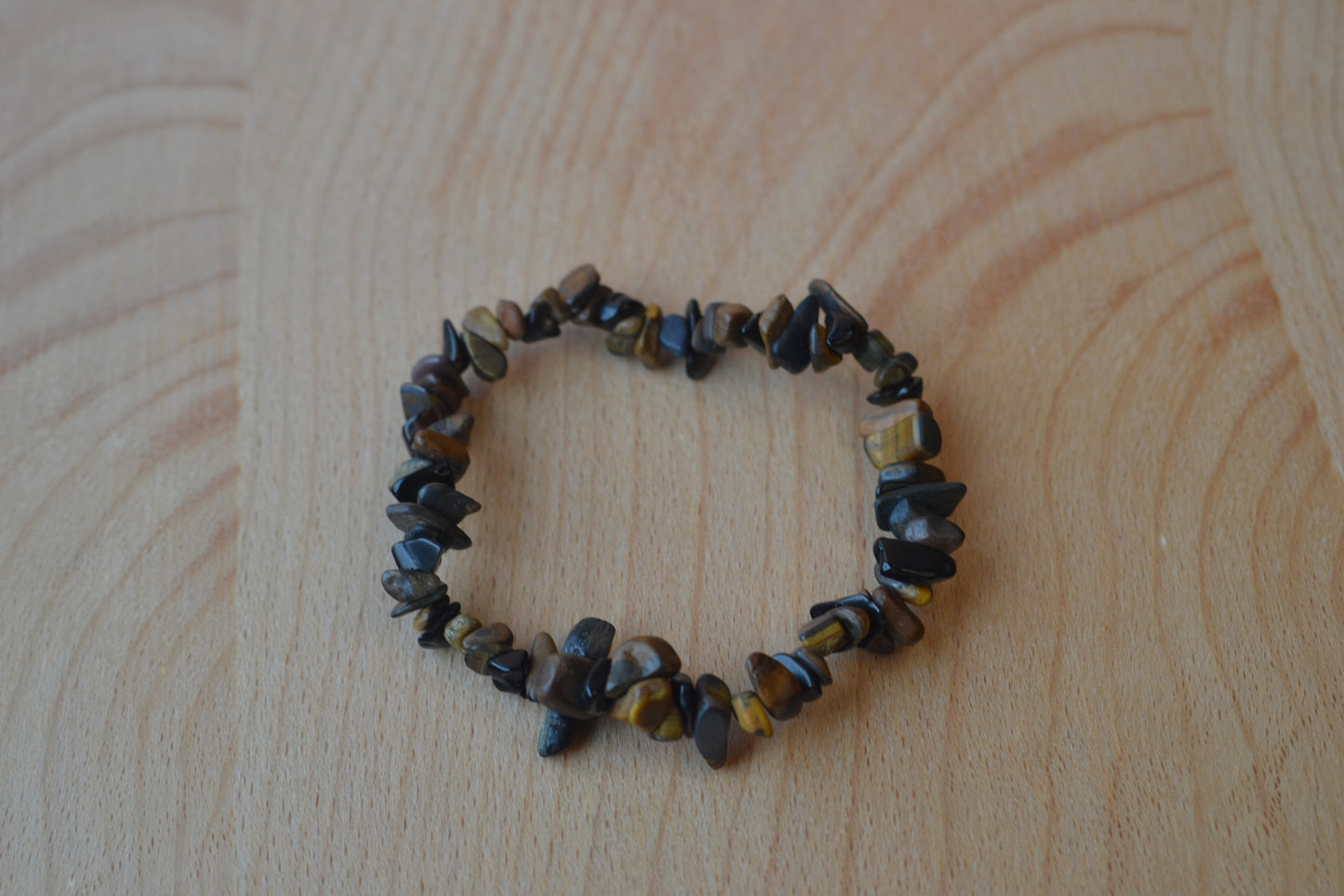 Raw Onyx & Tiger’s Eye Chip Bracelet – Protection, Power & Grounded Strength
