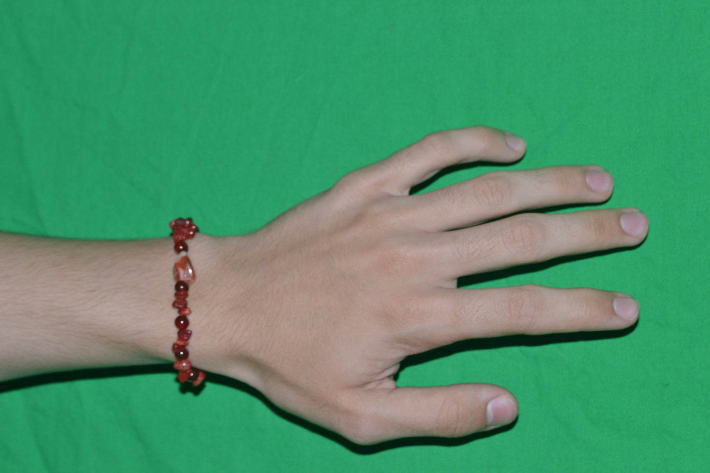 Cherry Quartz & Carnelian Power Bracelet β Masculine Energy for Grounding, Action & Strength