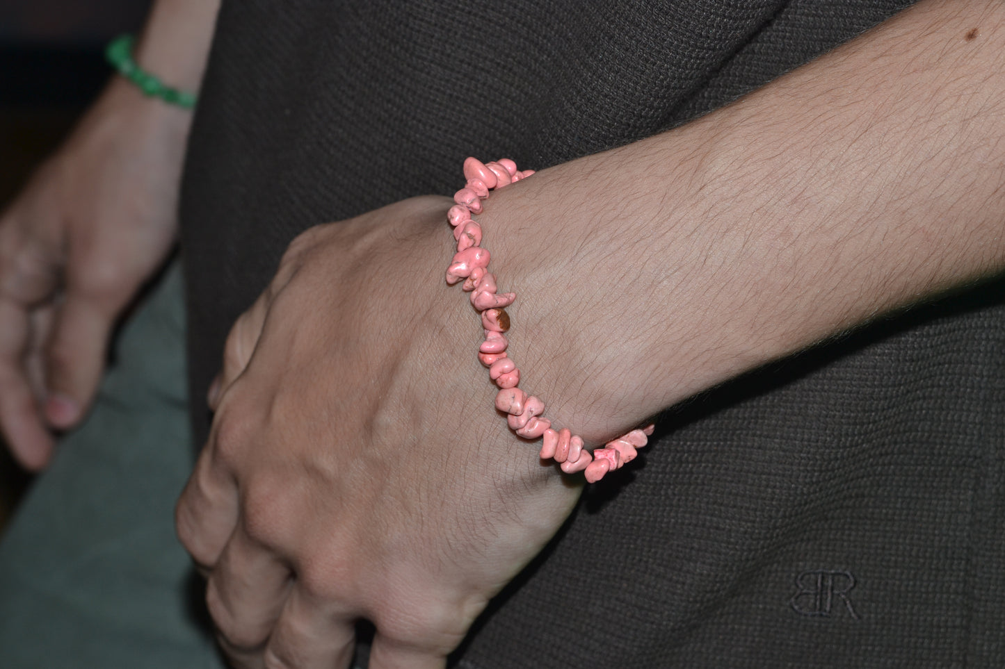 Pink Howlite Chip Bead Bracelet – For Emotional Recovery & Gentle Healing