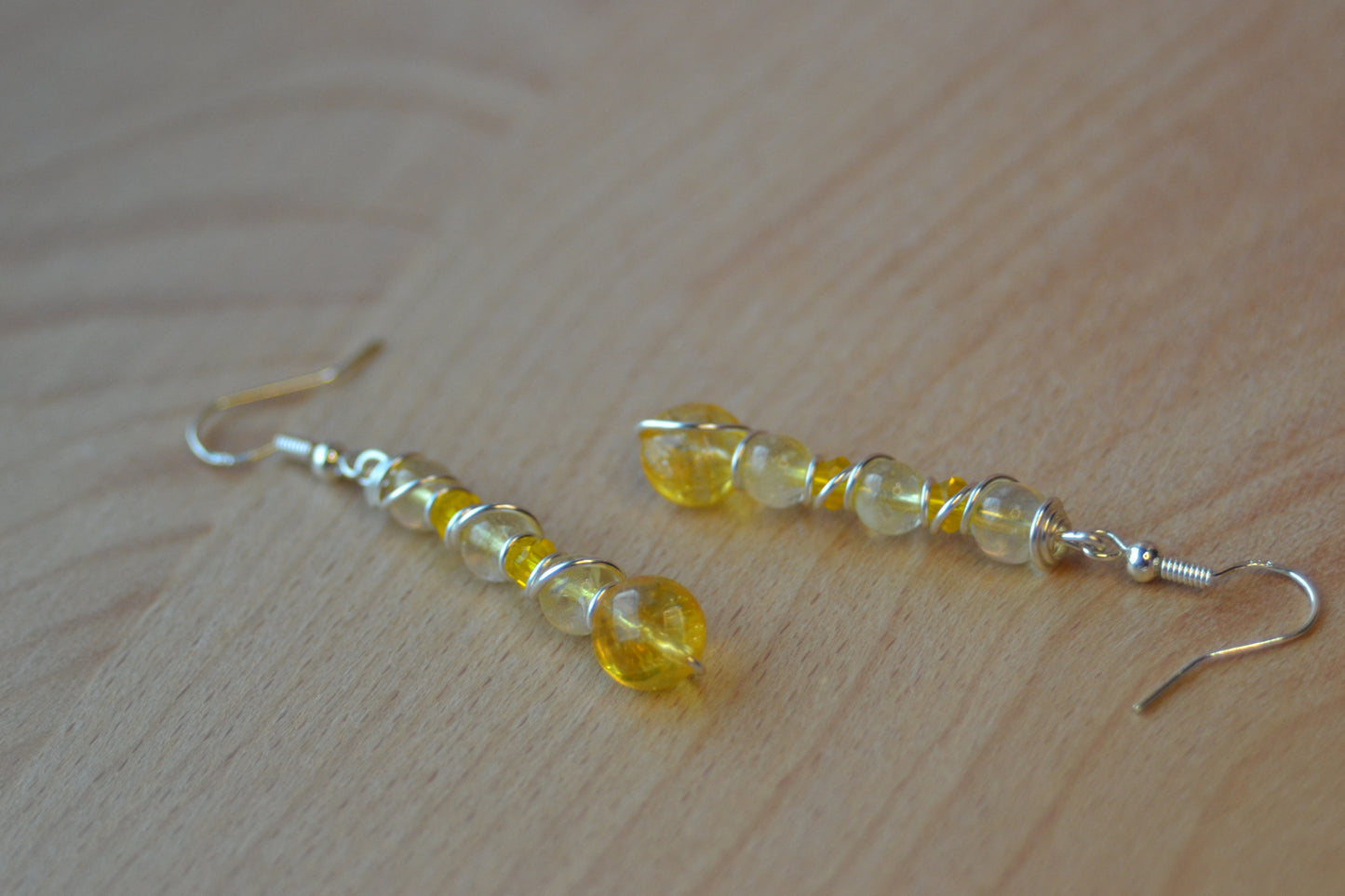 ☀️ Faceted Citrine Earrings – “Solar Clarity”