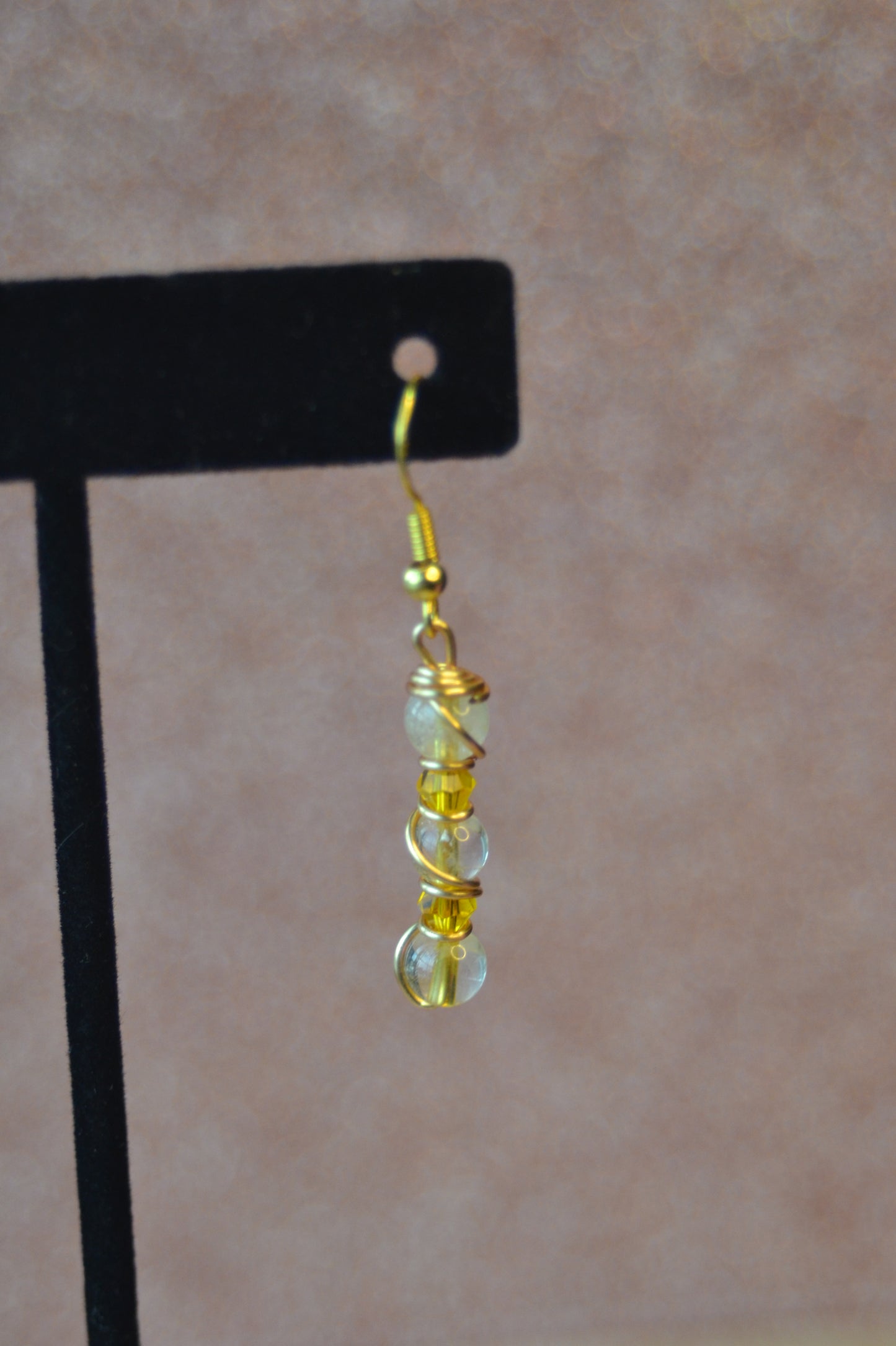 ☀️ Sunrise Drop Earrings – Citrine Spark