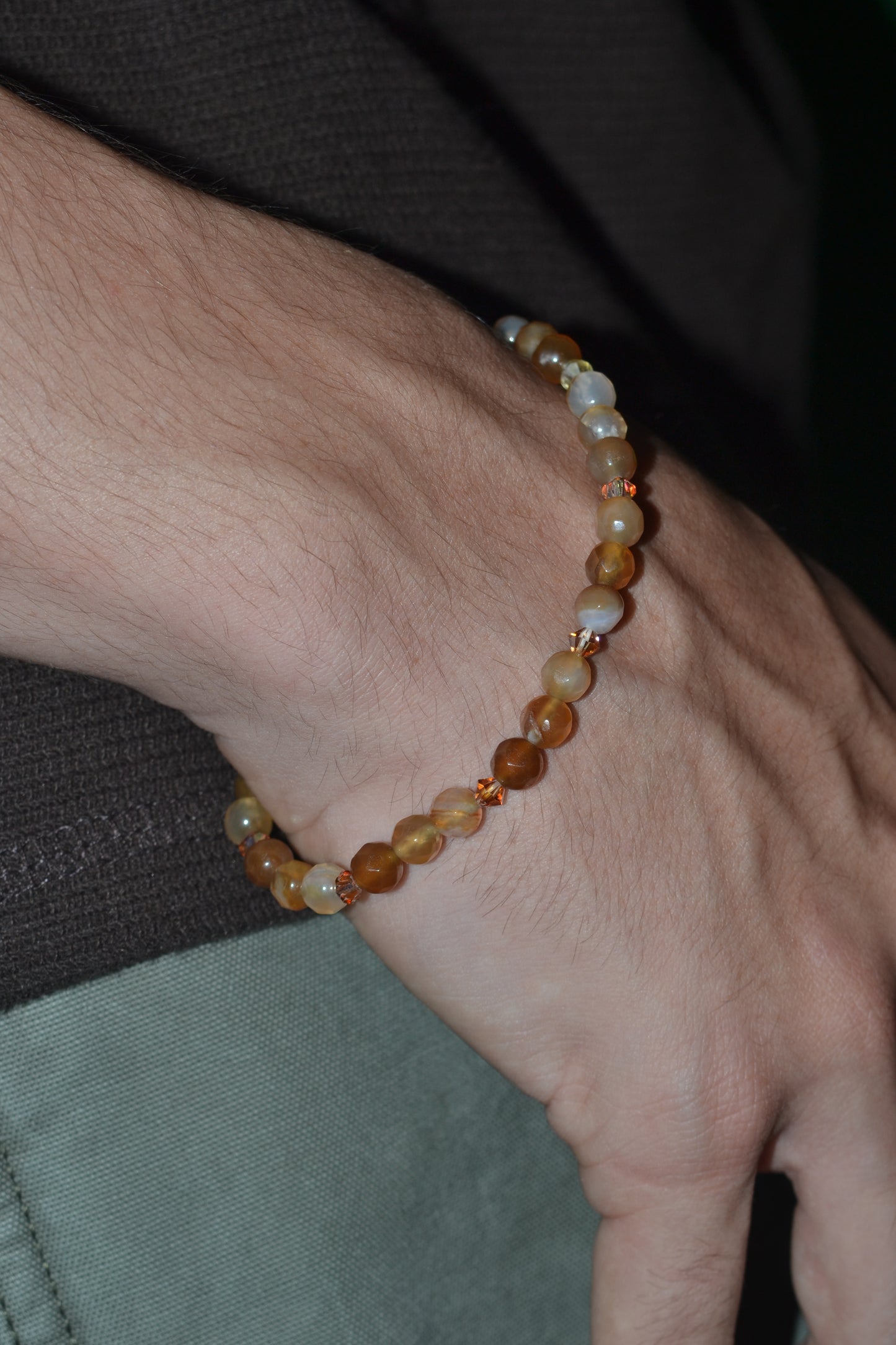 Yellow Jade & Smoky Quartz Jewelry Set – Radiant Feminine Energy & Empowered Joy
