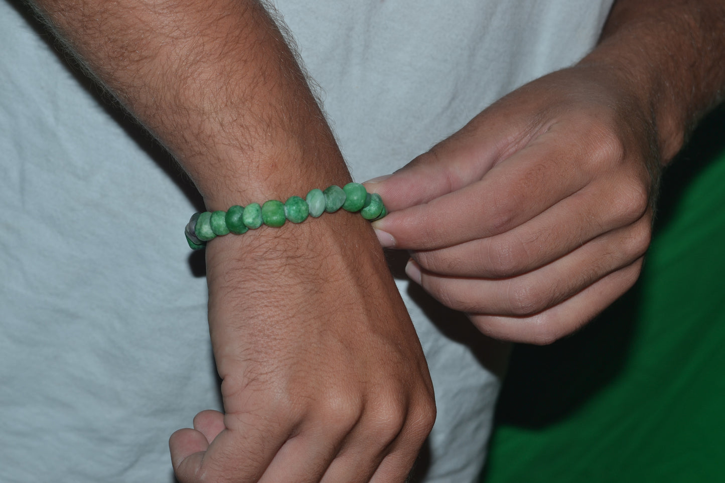 Raw Jade Choker & Bracelet Set – Wild Heart Energy & Earth Beauty (18")