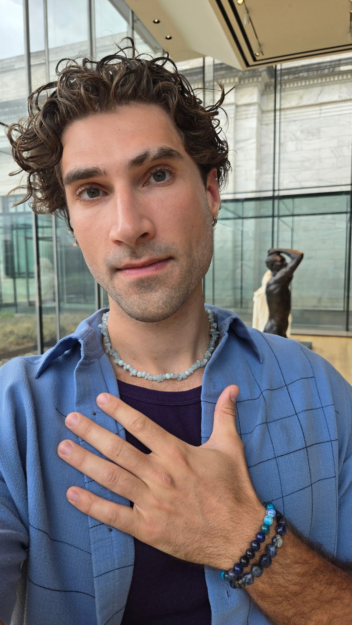 Blue Evil Eye Protection Bracelet –  Intuition, Calm & Spiritual Clarity