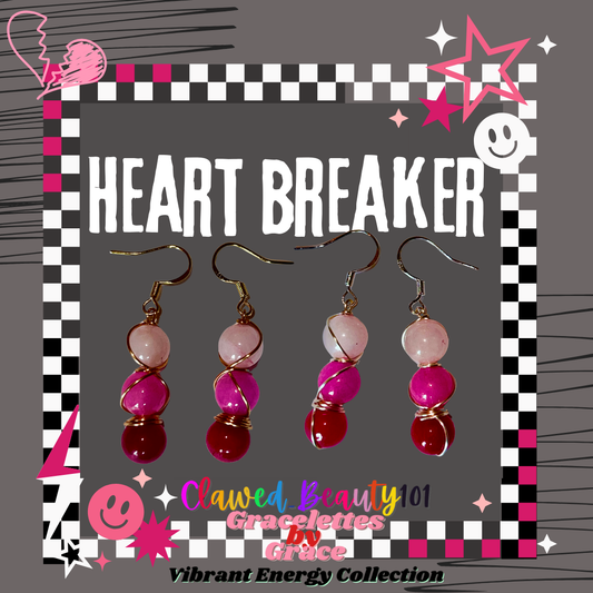 Heartbreaker Dangle Earrings (Gold or Silver)