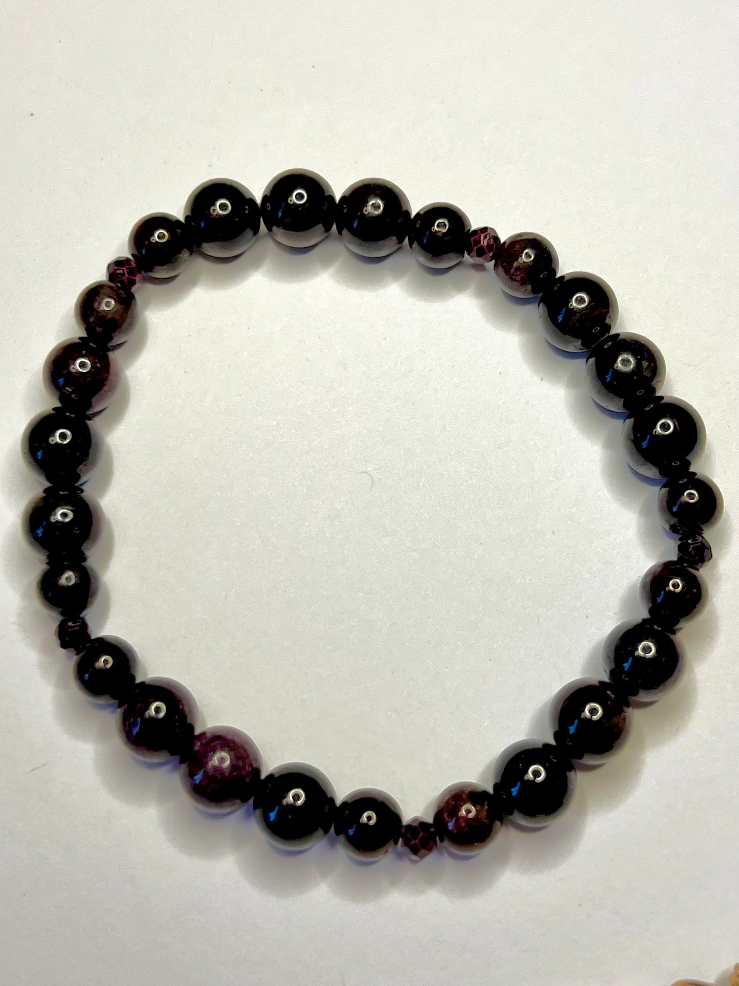 Garnet Radiance — Gold-Plated Garnet Set (Earrings, Necklace & Bracelet)