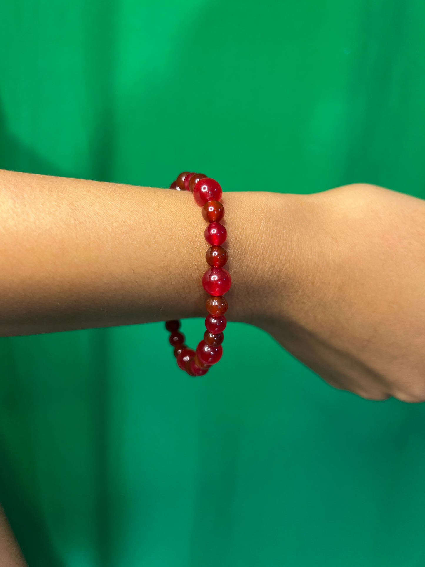 🔥 Sacred Spark – Cherry Quartz & Carnelian Jewelry Set