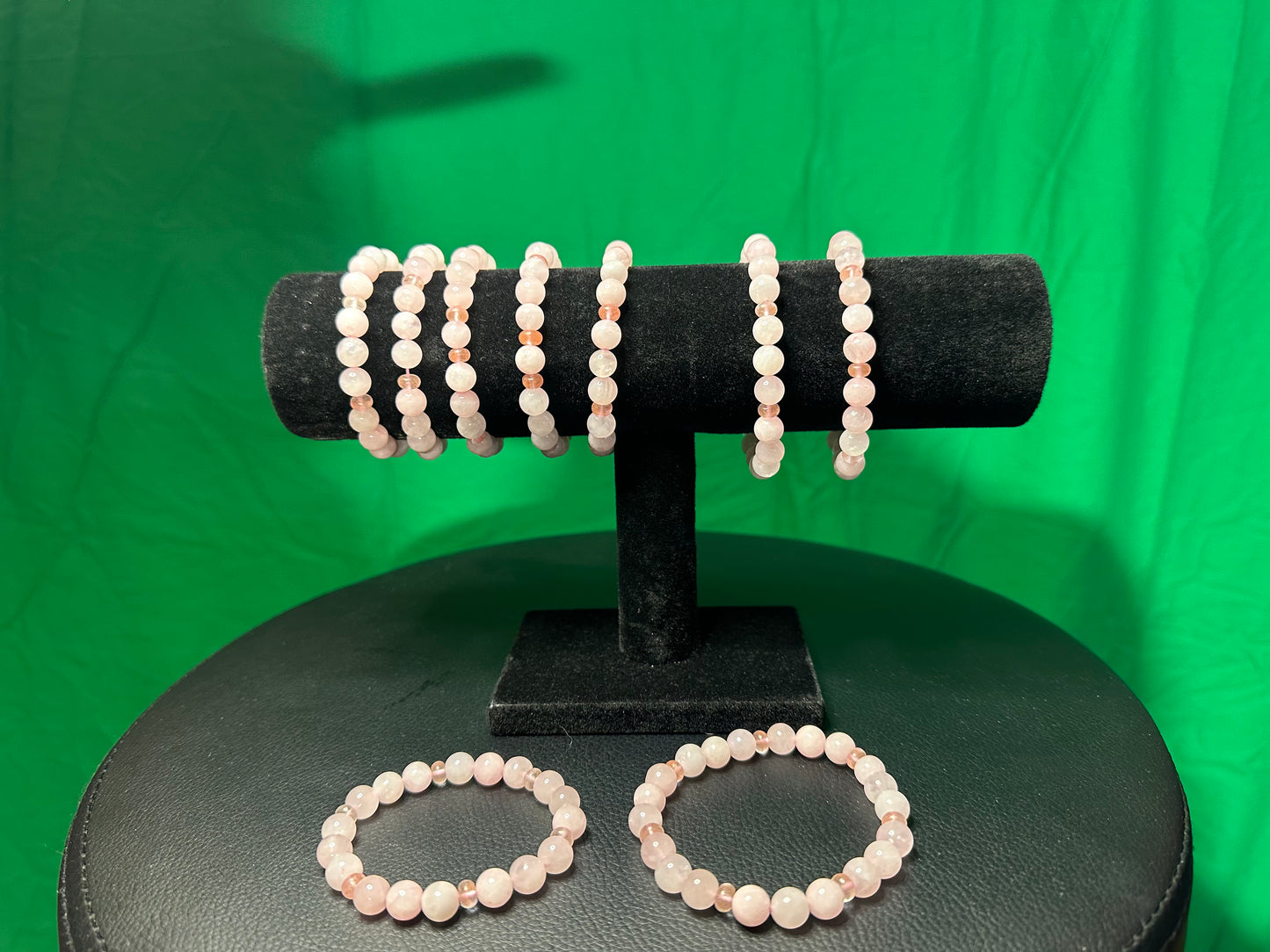 Rose & Cherry Quartz Gracelette