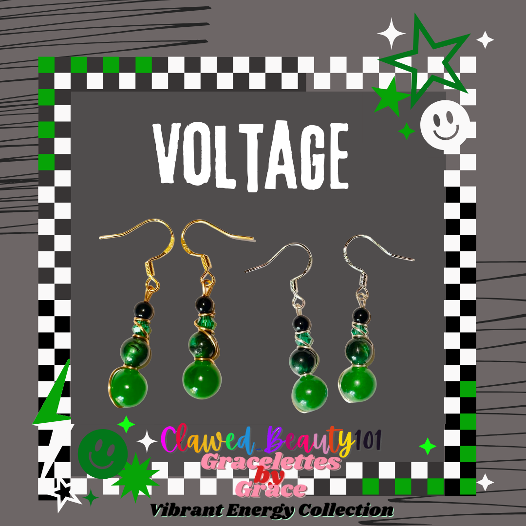 Voltage Earrings (Gold or Silver)