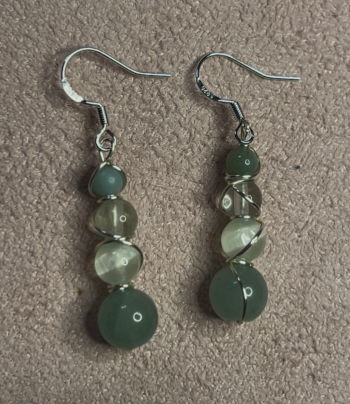 💚 Green Goddess Earrings — For Growth, Balance & Clarity