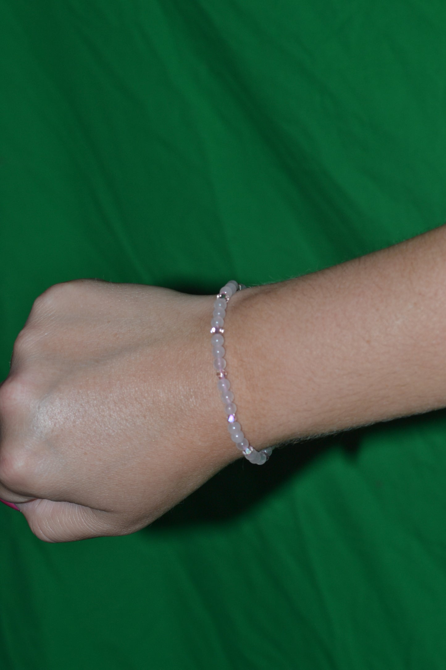 Delicate Rose Quartz Bracelet – Self-Love & Confidence