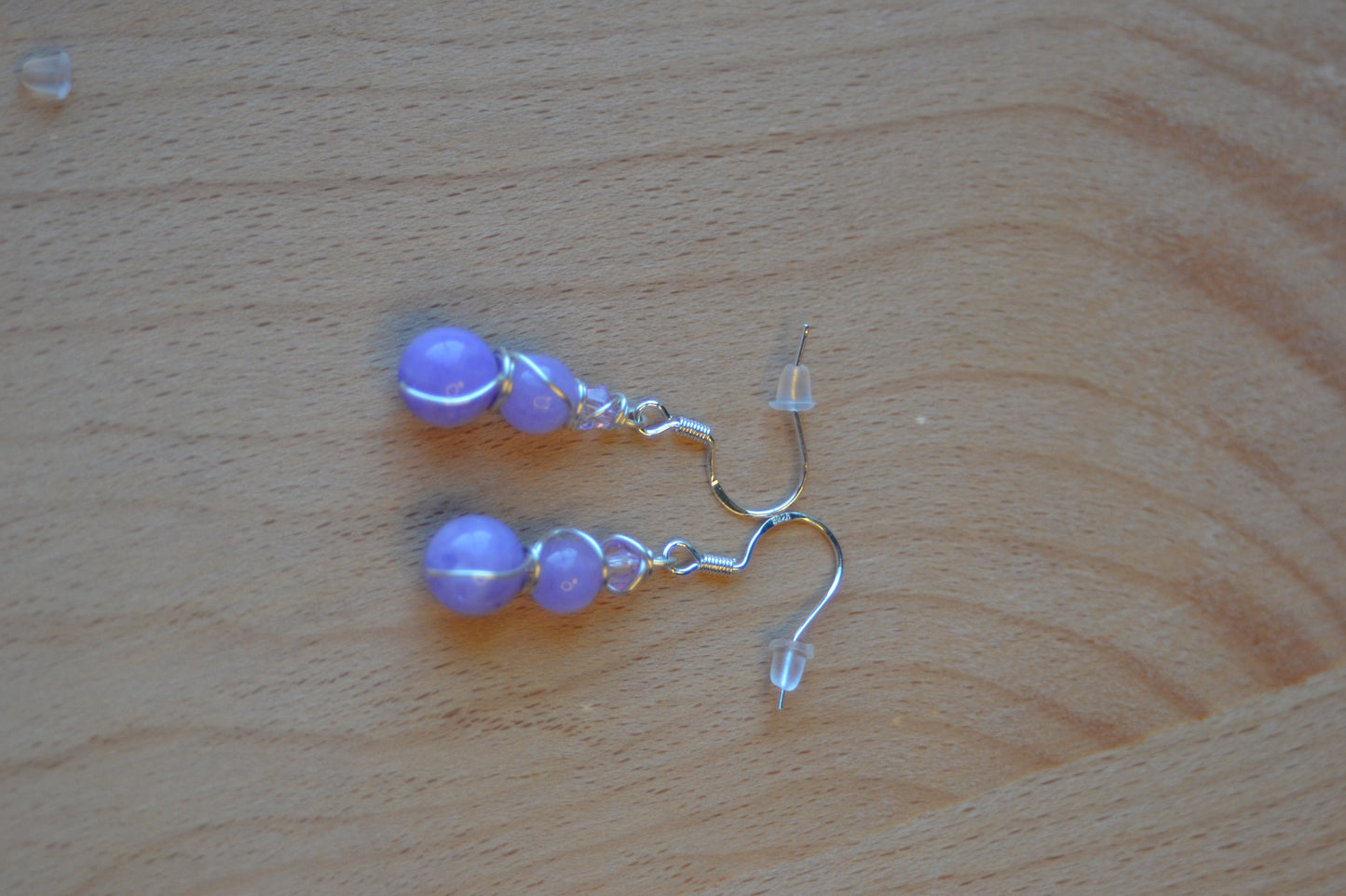 Lavender Quartz & Sterling Silver Set – Graceful Healing & Gentle Power (925 Necklace + Earrings)