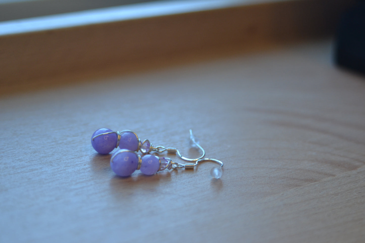 Lavender Quartz & Sterling Silver Set – Graceful Healing & Gentle Power (925 Necklace + Earrings)